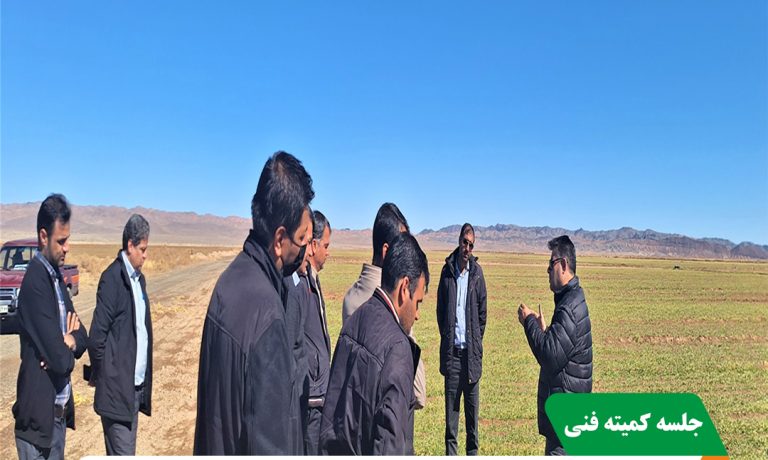 برگزاری جلسه کمیته فنی کشاورزی در شرکت کشت و صنعت پیوند خاوران